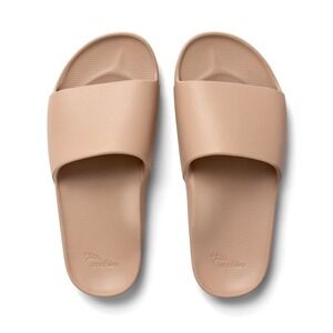 Archies Arch Support Slides Tan Mens 6 Womens 7 Orthopedic Recovery Sandals NEW